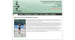 Desktop Screenshot of functionalhealthconcepts.com